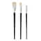 Filbert White Taklon 3 Piece Long Handle Oil & Acrylic Brush Set by Artist's Loft®
